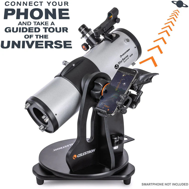 Celestron StarSense Explorer 114mm Smartphone App-Enabled Tabletop Dobsonian Telescope - EDISLA