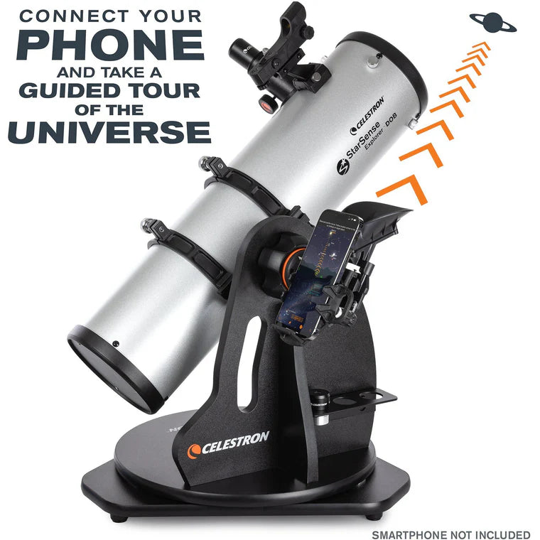 Celestron StarSense Explorer 130mm Smartphone App-Enabled Tabletop Dobsonian Telescope - EDISLA