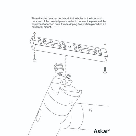 Askar Vixen Style Universal Dovetail Plates - EDISLA