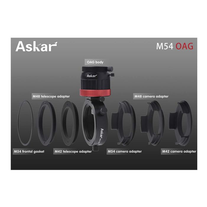 Askar Off-Axis Guider OAG with 1.25" Holder and M42, M48 & M54 Threads - EDISLA