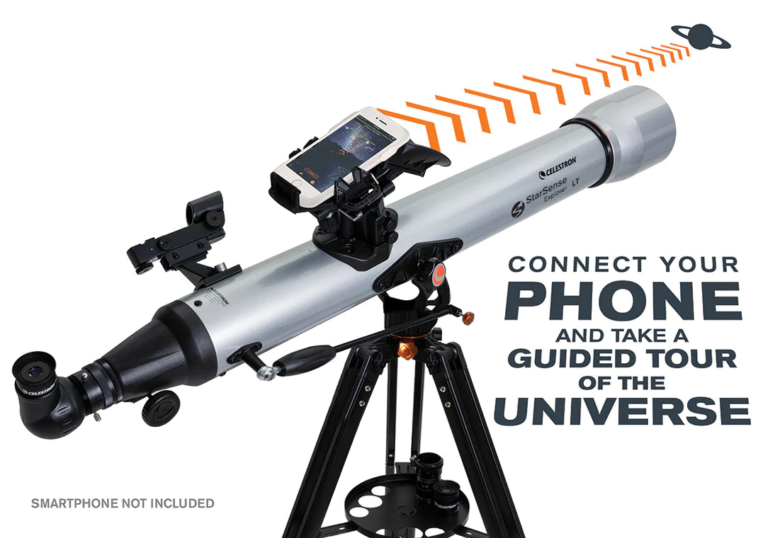 Celestron Starsense Explorer LT 80AZ Smartphone Refractor Telescope - EDISLA
