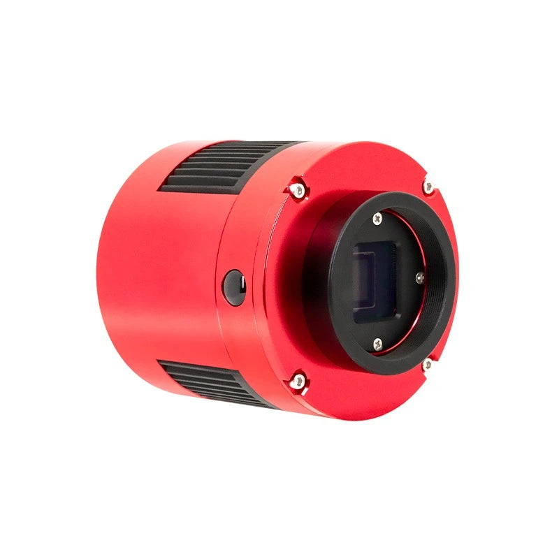 ZWO ASI533 Pro Series DSO cooled astrophotography camera with electronic cooling system and advanced sensor.