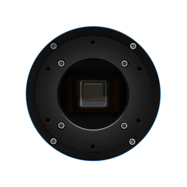 ToupTek Astro ATR533M mono camera with IMX533M sensor, compact design, featuring lens and connection ports visible in the image.