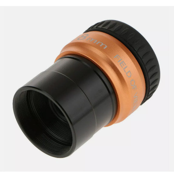 Angeleyes SWA 70° 8mm eyepiece for 1.25-inch telescope eyepiece barrel, featuring a sleek black design and detailed focusing ring.