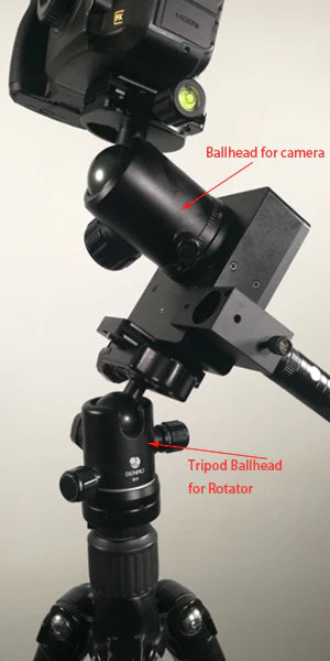 MSM Ball head to connect camera onto Star Tracker