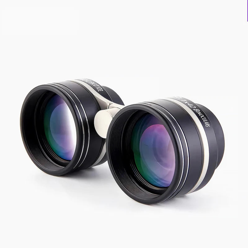 MSM binoculars for astrophotographers with 26° FOV and 42mm lenses, ideal for star observation and celestial orientation