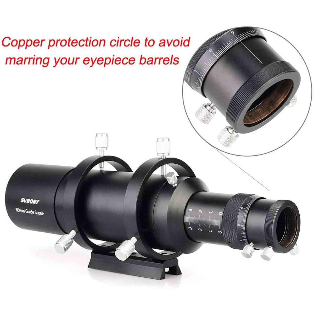 Svbony SV106 Guide Scope 60mm with Helical Focuser - EDISLA