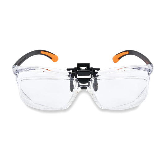 Carson 1.5x (+2.5 Diopter) Flip Up Protective Magnifying Safety Glasses VM-20 - EDISLA