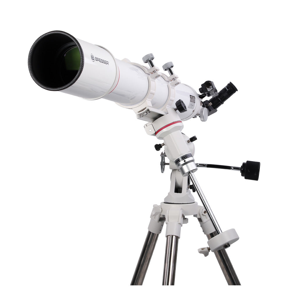 BRESSER Messier AR102/1000 + EQ30 mount, Red Dot Finder, ST1 steel tripod,90 degree star diagonal mirror, 3x barlow lens & PL10mm & PL25mm - EDISLA