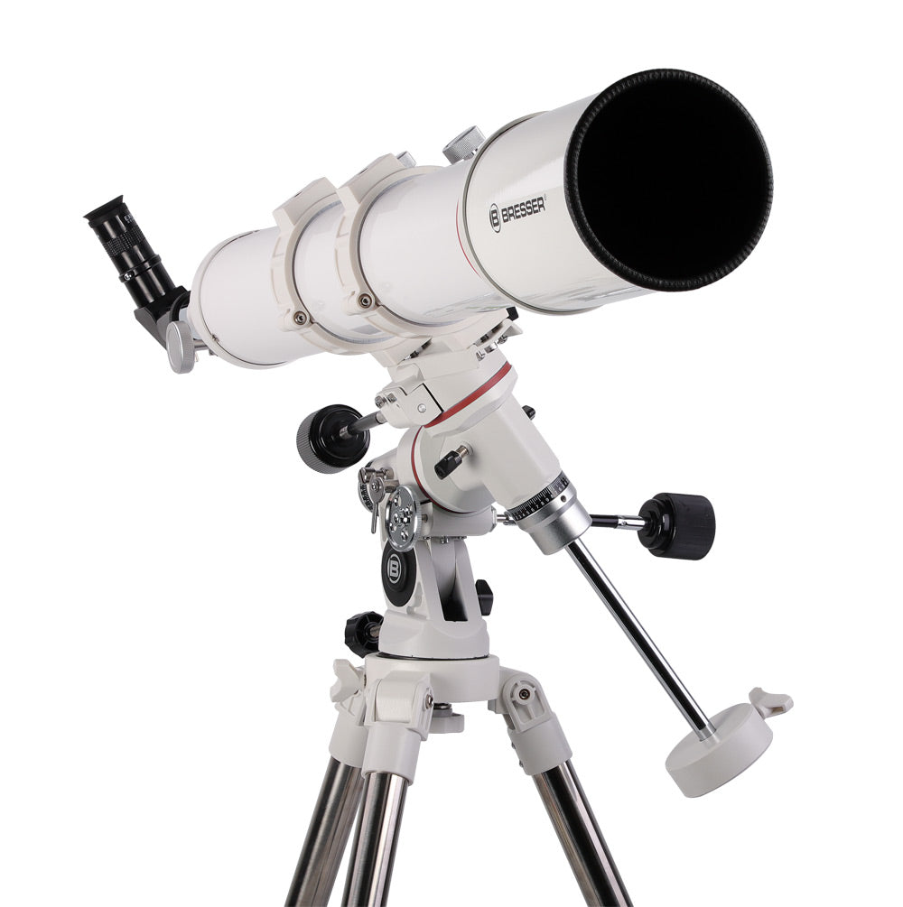 BRESSER Messier AR102/1000 + EQ30 mount, Red Dot Finder, ST1 steel tripod,90 degree star diagonal mirror, 3x barlow lens & PL10mm & PL25mm - EDISLA
