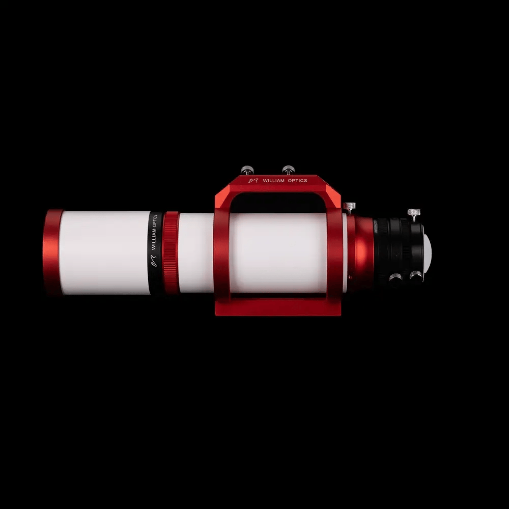 William Optics GuideStar 61 guide scope mounted on a telescope for astrophotography and precise star tracking.