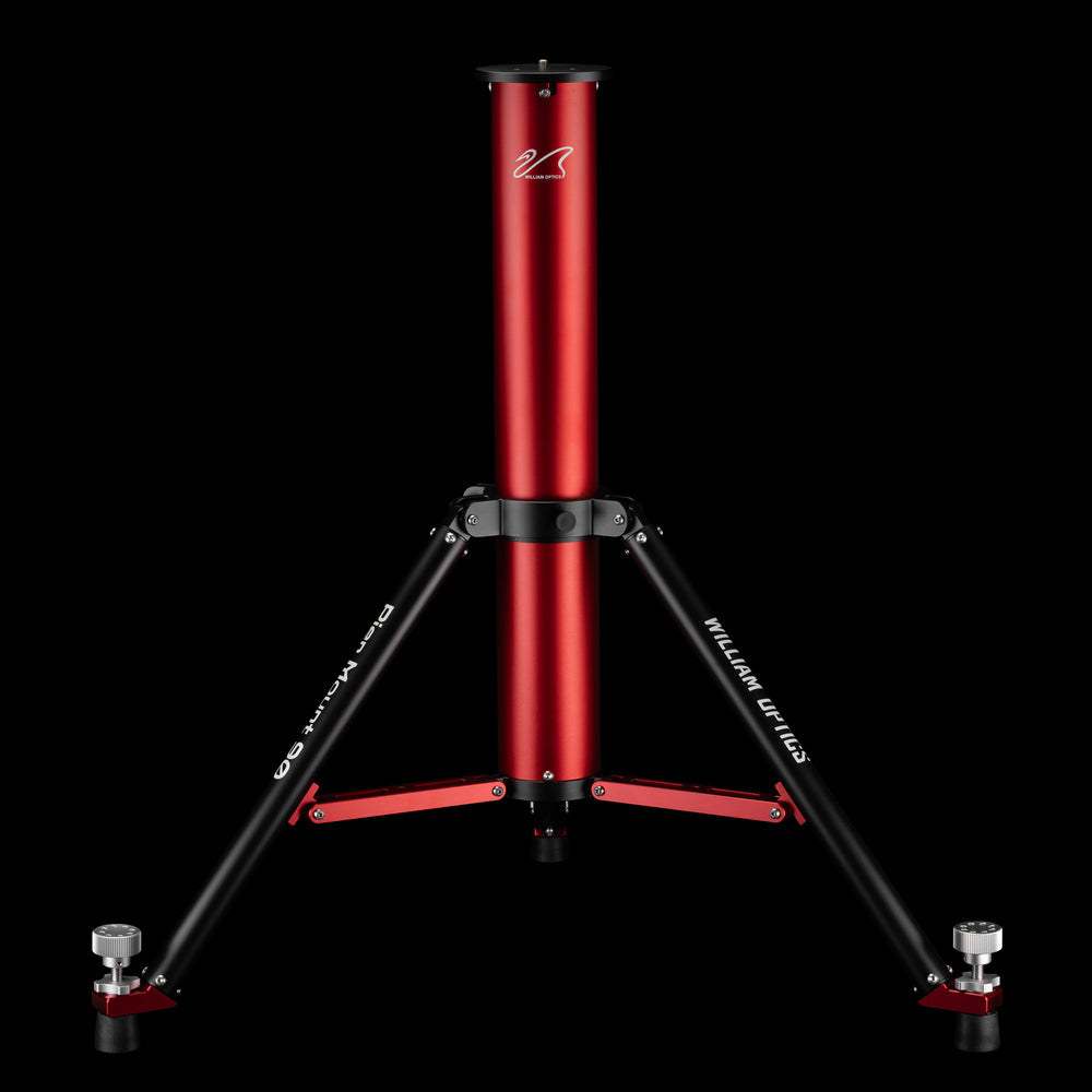 William Optics Pier Mount 90 telescope accessory with sturdy mount and tripod for stable astrophotography setup.
