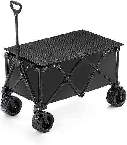 EDISLA Atlas Outdoor Foldable Wagon with Table