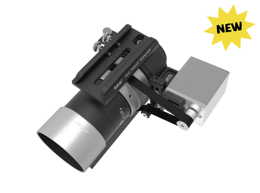 Askar 50P AF telescope accessory kit with various adapters and tools for astrophotography and telescope setup.