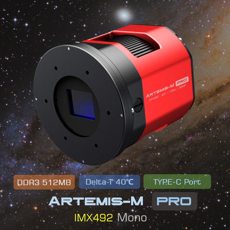 Player One Astronomy Artemis-M Pro (IMX492) USB3.0 Mono Cooled Camera