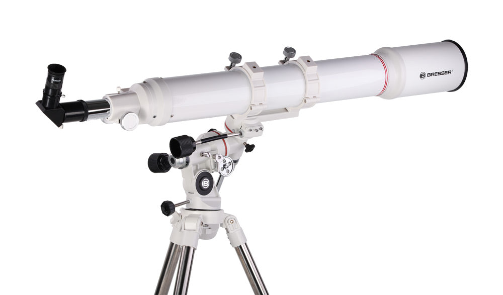 BRESSER Messier AR102/1000 + EQ30 mount, Red Dot Finder, ST1 steel tripod,90 degree star diagonal mirror, 3x barlow lens & PL10mm & PL25mm - EDISLA