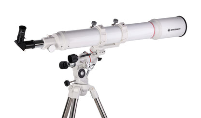 BRESSER Messier AR102/1000 + EQ30 mount, Red Dot Finder, ST1 steel tripod,90 degree star diagonal mirror, 3x barlow lens & PL10mm & PL25mm - EDISLA