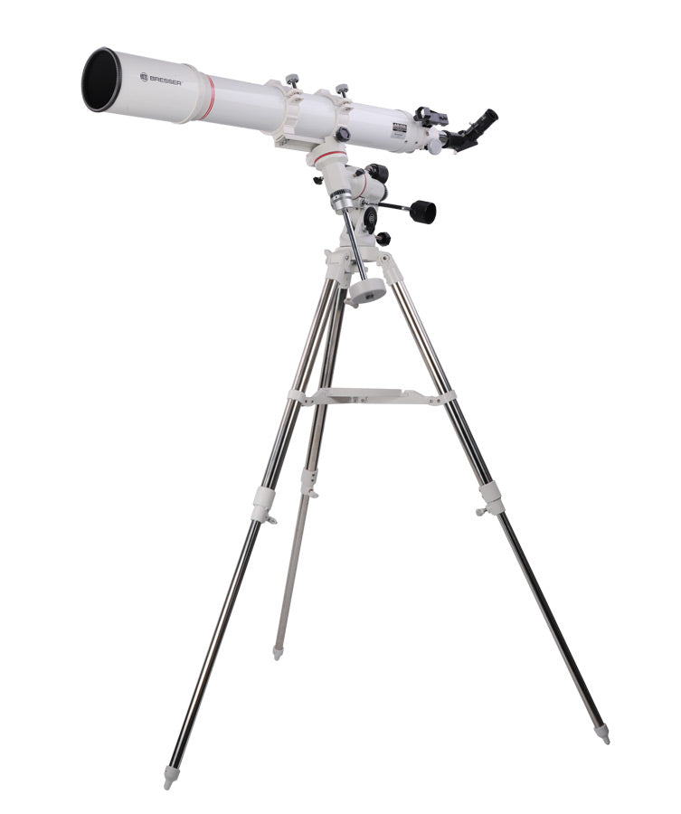BRESSER Messier AR102/1000 + EQ30 mount, Red Dot Finder, ST1 steel tripod,90 degree star diagonal mirror, 3x barlow lens & PL10mm & PL25mm - EDISLA