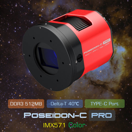 Player One Astronomy Poseidon-C Pro (IMX571) USB3.0 Color Cooled Camera