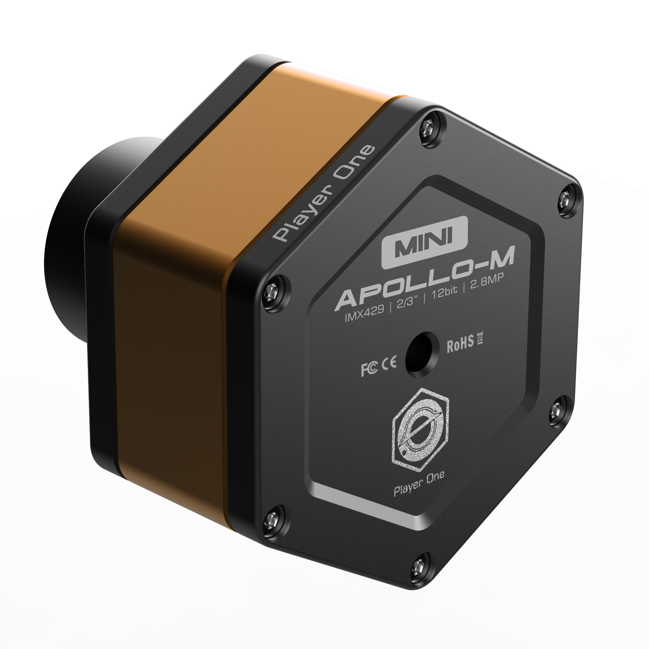 Player One Astronomy Apollo-M MINI USB3.0 Mono Camera (IMX429)