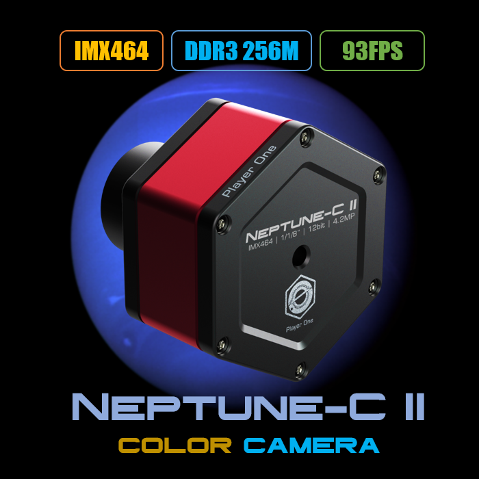 Player One Astronomy Neptune-C II USB3.0 Color Camera (IMX464)