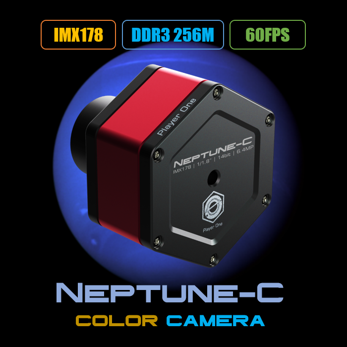 Player One Astronomy Neptune-C USB3.0 Color Camera (IMX178)