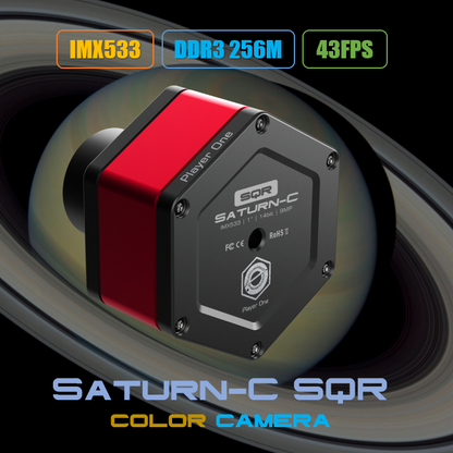 Player One Astronomy Saturn-C SQR USB3.0 Color Camera (IMX533)