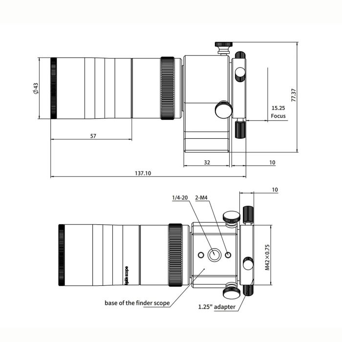 Askar 32mm f/4 Guide Scope - EDISLA