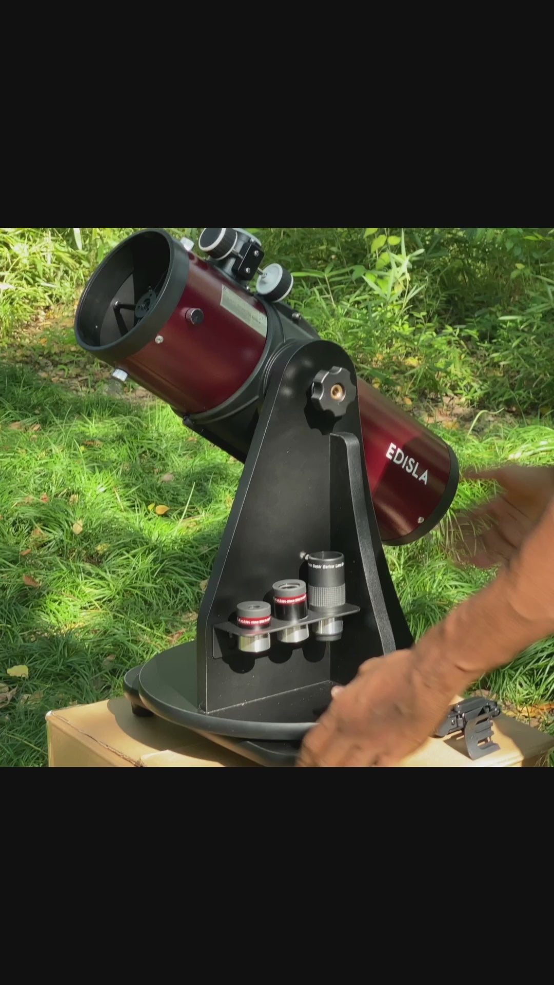 EDISLA Astra 114 Table Top Reflector Dobsonian Telescope