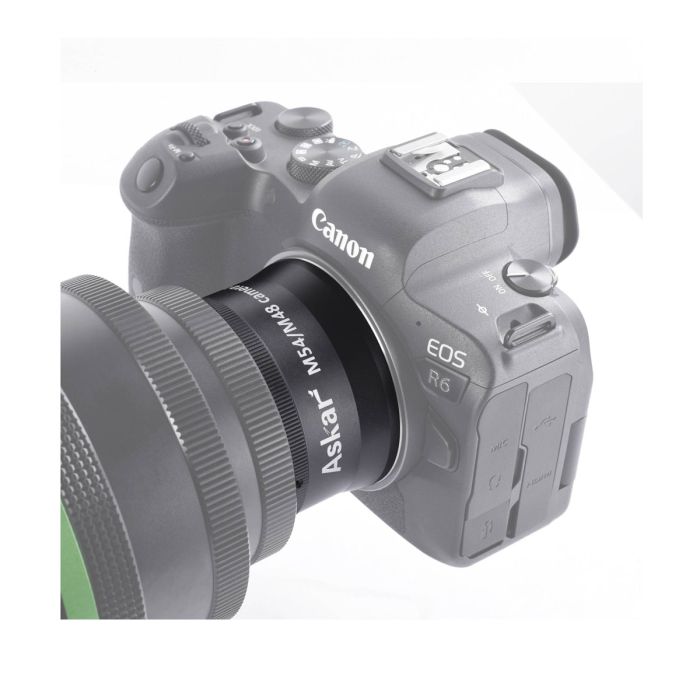 Askar 54mm / 48mm Wide T-Ring Camera Adapter for Nikon Z-Mount Mirrorless Cameras - EDISLA