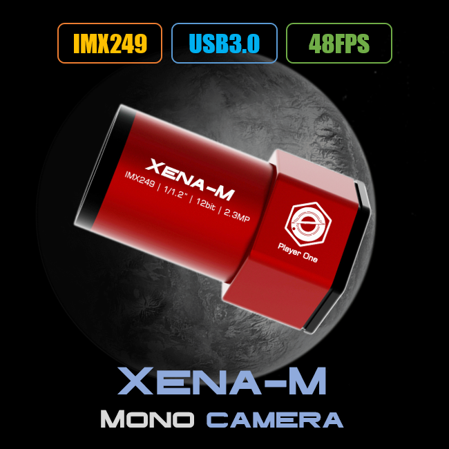 Player One Astronomy Xena-M USB3.0 Mono Camera (IMX249)