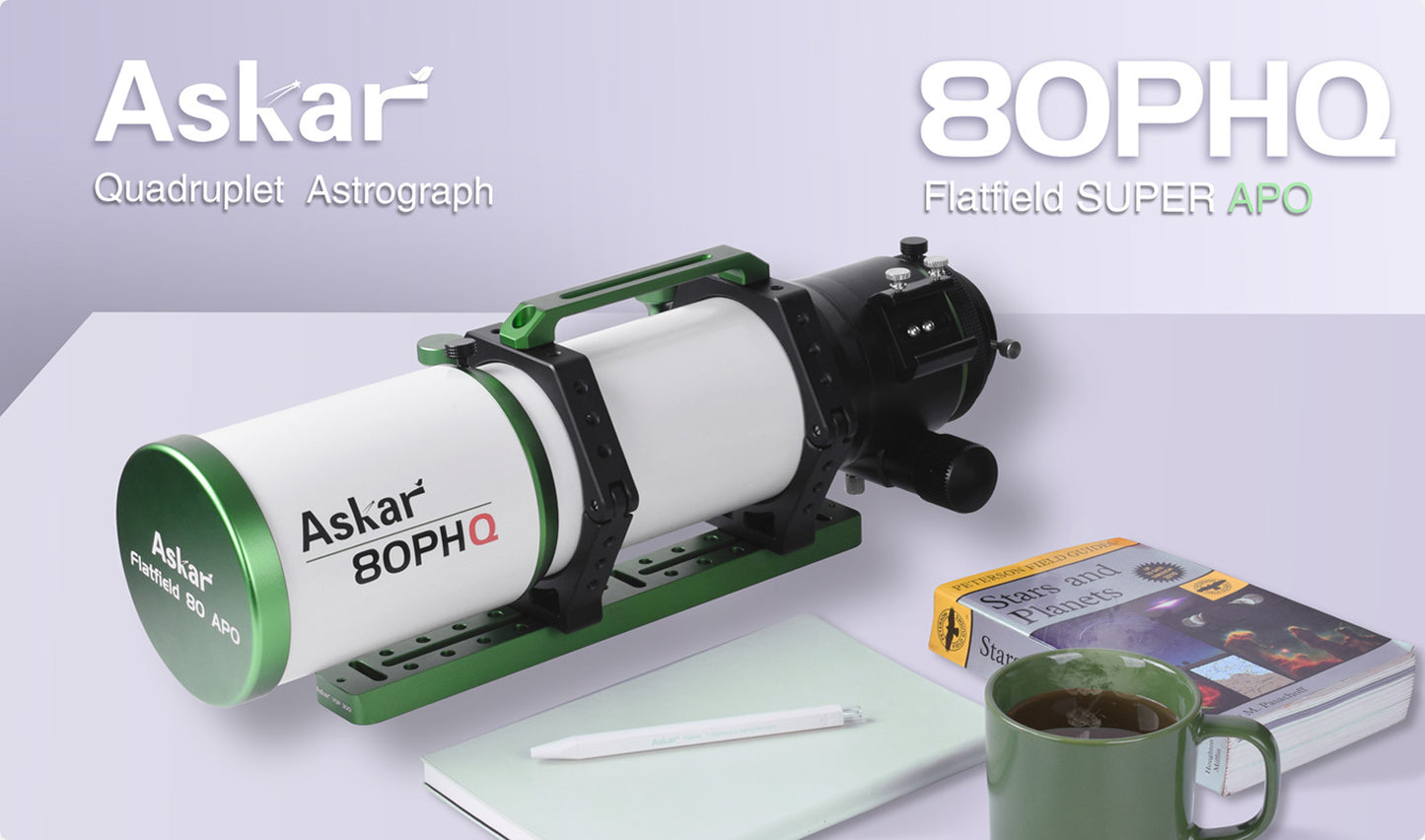 Askar 80PHQ (f/7.5 Flatfield Super APO Quadruplet 80mm Astrograph) - EDISLA