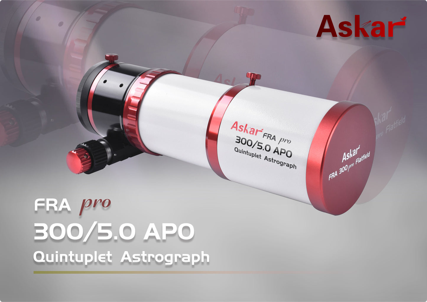 Askar FRA300 Pro (60mm f/5 Quintuplet Petzval Astrograph) - EDISLA